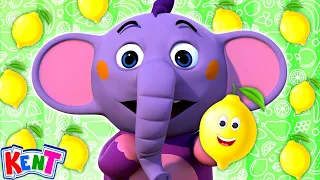 What Color Is The Lemon | Nursery Rhymes & Kids Songs | Kent The Elephant