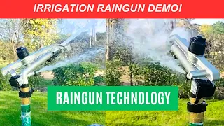 Raingun Irrigation System with Moveable Stand | Irrigation Raingun Demo | Sime Hidra 1.5" Raingun