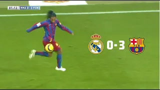 The Match that Made Ronaldinho Win The Ballon D'Or! 👑