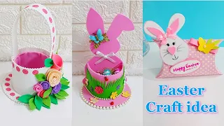 3 beautiful spring/Easter craft idea made with simple materials | DIY Easter craft idea 🐰65