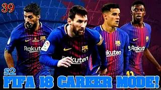 FIFA 18 | CL GROUP STAGE MATCH DAY 02 - CSKA MOSCOW | BARCELONA CAREER MODE