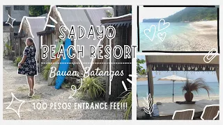 [Travel Vlog] 100 Pesos Entrance Fee!!! | Sadayo Beach Resort | Bauan, Batangas | Rae Barrientos