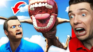 I Got AMBUSHED By MOUTH SIREN HEAD In GTA 5 (Scary)