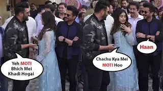 Watch How Arjun Kapoor Makes Fun Of Jhanvi Kapoor Along With Anil Kapoor In Public