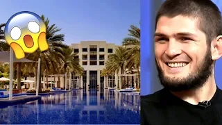 Khabib Nurmagomedov Showing His Hotel In Abu Dhabi | UFC 242 - Khabib VS Poirier