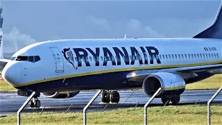 Ryanair Boeing 737-800 Flapless Taxi & ICY Takeoff from Liverpool Airport!