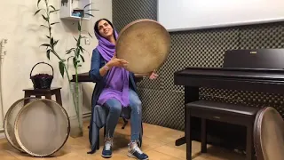 دف نوازی دف مارال خلیلی  🎶 💜