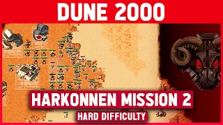 Dune 2000 - Harkonnen Mission 2 (Left Map) - Hard Difficulty - 1080p