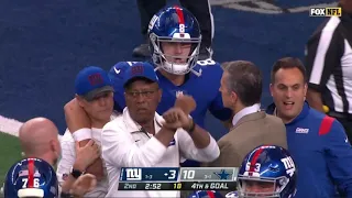 Daniel Jones Concussion | Knocked Out of Game | Carted Off Field