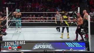 WWE The Lucha Dragons _ Neville Vs. The Ascension(360P)