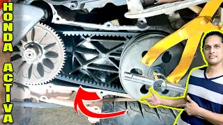 How To Replace Honda Activa 3g Drive Belt | Hindi