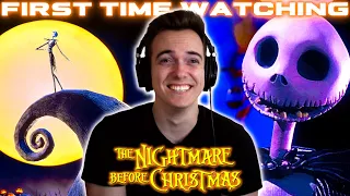 *THE NIGHTMARE BEFORE CHRISTMAS* is SO FREAKY!!! | First Time Watching (reaction/commentary/review)