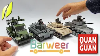 New Arrivals - QUANGUAN Military Sets From Barweer.com (4K) #quanguan #barweer #buildingblocks