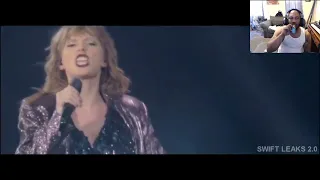 TAYLOR SWIFT REACTION TO - Taylor Swift - getaway car # live reputation tour