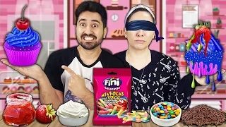 QUEM FIZER O MELHOR CUPCAKE DE OLHOS VENDADOS GANHA | Gabriel e Shirley 2.0