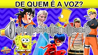 ADIVINHE O PERSONAGEM PELA VOZ 🔊 DESENHOS ANIMADOS, FILMES E SÉRIES PARA TESTAR SUA MEMÓRIA AUDITIVA