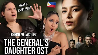 Waleska & Efra react to Filipino Series OSTs | Regine Velasquez - The General's Daughter OST