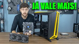 COMECEI A LIMPEZA COMPLETA NO PC GAMER DE 1.800 REAIS! DEU TRABALHO