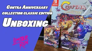 Unboxing the Contra Anniversary Collection Classic Edition (Switch)
