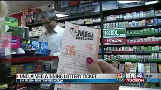 Unclaimed lottery ticket to expire soon