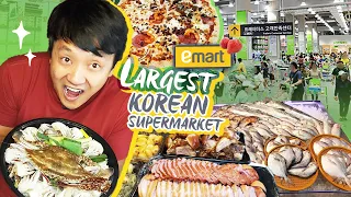 Brunch at The LARGEST KOREAN SUPERMARKET! Emart FOOD REVIEW