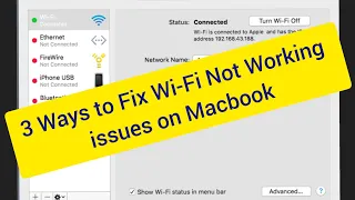 how to fix wifi & network problems macbook