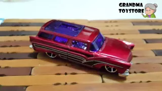Unboxing TOYS Review/Demos - Mattel Hotwheels Orale red classic vintage die cast car