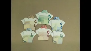 Fold en skjorte af en pengeseddel - enkle instruktioner