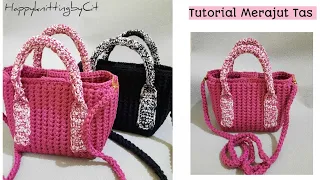 Tutorial Merajut Tas |Crochet Bag Handmade |