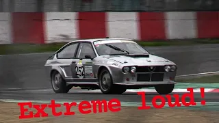 ALFA ROMEO GTV6 racecar ! amazing loud V6