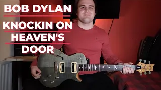 Knockin On Heaven's Door - EASY Beginners 4 Chord Guitar Lesson (Bob Dylan)