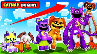 CHUYỆN GÌ SẼ XẢY RA NẾU MEL CATNAP VÀ DOGDAY LỚN LÊN TRONG MINECRAFT?