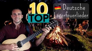 10 Deutsche Lagerfeuer Songs + Tutorial mit PDFs