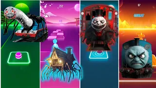 Cursed thomas 🆚 Spider house head 🆚 Choo choo train 🆚 Thomas train Edm Rush