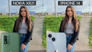 Nokia XR 21 VS iPhone 14 Camera test Comparison