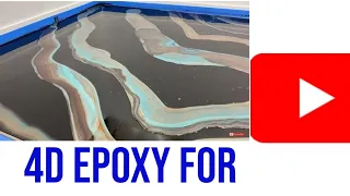 How To Epoxy Dirty Pour  Floor Using Leggari Metallic Epoxy