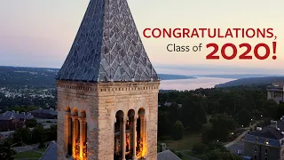 Congratulatory message honoring the Class of 2020