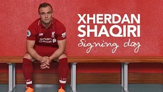 Shaqiri's first day at LFC | Exclusive behind-the-scenes access