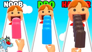 NOOB vs PRO vs HACKER | In Pop Sickle Stack | With Oggy And Jack | Rock Indian Gamer |