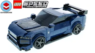 LEGO Speed Champions 76920 Ford Mustang Dark Horse Sports Car Speed Build Review