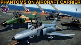 Challenge: How Many F-4E Phantoms Can Land On An Aircraft Carrier? | DCS