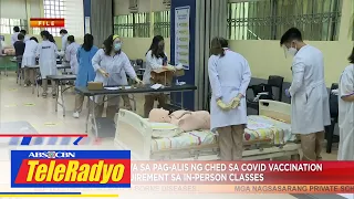 NUSP natuwa sa pag-alis ng CHED sa COVID-19 vaccination bilang requirement sa in-person classes