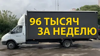 Газель 6 метров. Сколько можно заработать? Рейс Москва - Владимир - Тверь.