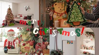 (ENG)우리집 이야기 - 크리스마스에 진심인 신혼집 크리스마스 집꾸미기🎅🏻 | 요리사 남편과 크리스마스 케익 만들기 🎂 | 크리스마스 트리 만들기 🎄| 크리스마스 소품