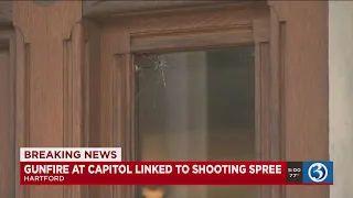 VIDEO: Shots fired at state Capitol building linked to Southington shooting spree