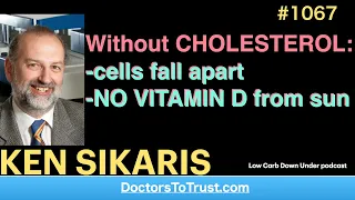 KEN SIKARIS a | Without CHOLESTEROL:  -cells fall apart  -NO VITAMIN D from sun