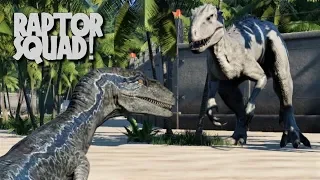 Blue, Echo, Delta, Charlie & Rexy vs Indominus Rex - Jurassic World Rebuilt (4K 60FPS)