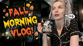 FALL MORNING VLOG + MINI HALLOWEEN HUNT!!!