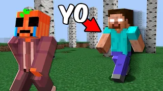 Me Convertí en Herobrine para Molestar a Mi Amigo!