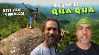 The Most INSANE Views of Grenada! Hiking Mount Qua Qua 🇬🇩